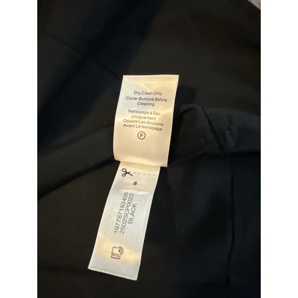 VERONICA BEARD Tabby Midi Dress Black Size 8 - Picture 13 of 13